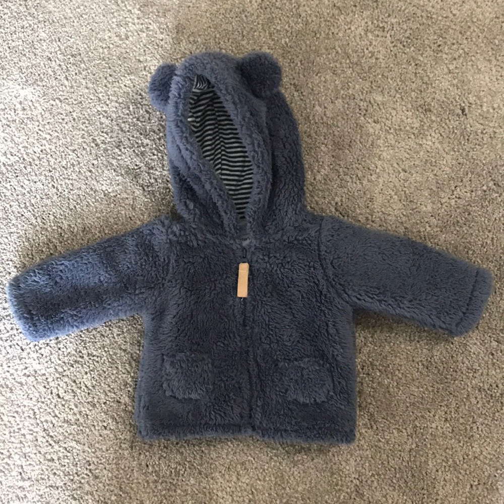 NEVER WORN Carters Fleece Zip Up